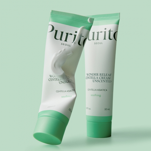 Крем відновлювальний з центеллою без олій Purito Seoul Wonder Releaf Centella Cream Unscented 50 ml
