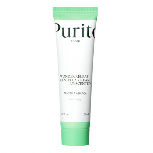 Крем відновлювальний з центеллою без олій Purito Seoul Wonder Releaf Centella Cream Unscented 50 ml