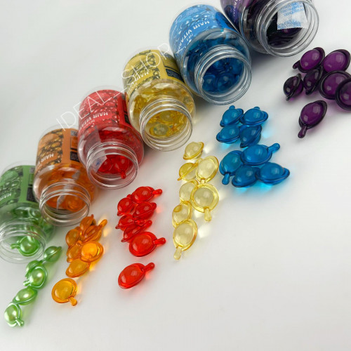 Блакитні вітамінні капсули для відновлення волосся Sevich