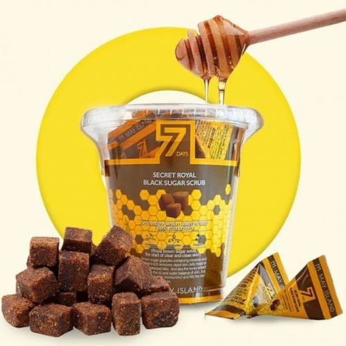 Скраб для обличчя з чорним цукром MAY ISLAND