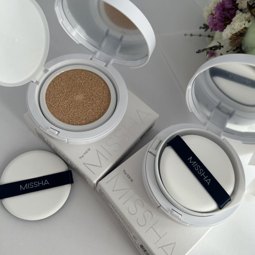 Кушон зволожуючий з протизапальною дією MISSHA (SPF50+/PA+++) №21-Light Beige