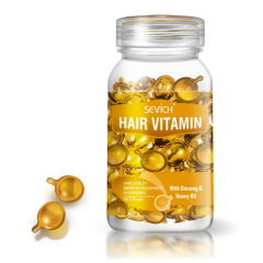 Оранжеві вітамінні капсули для відновлення волосся Sevich 