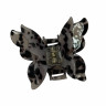 Краб пластик метелик подвійні крила, 8*6,5см, леопард (чорний з сірим)