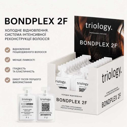 Холодное восстановление. Система интенсивной реконструкции волос BONDPLEX 2F triology.
