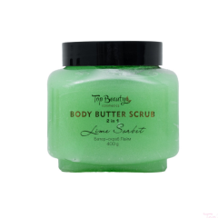 Батер-скраб лайм 2в1 для тіла Top Beauty 400g