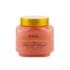 Батер-скраб вишня та мигдаль 2в1 для тіла Top Beauty 400g