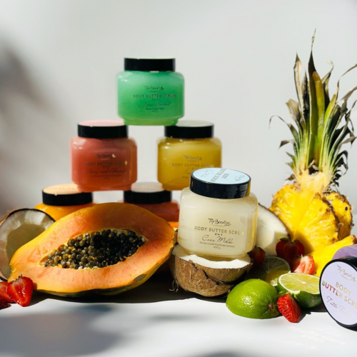 Скраб-батер туті-фруті 2в1 для тіла Top Beauty