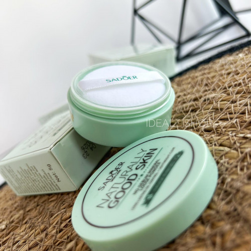 Пудра мінеральна для матування Sadoer Good Skin Naturally