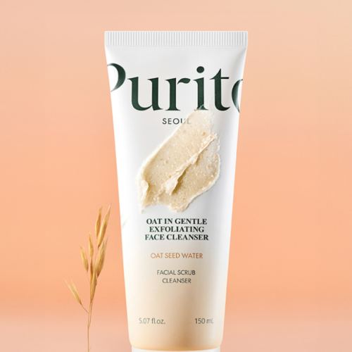 Пінка для вмивання відлущуюча з насінням вівса Purito Seoul Oat-in Gentle Exfoliating Face Cleanser 150 ml
