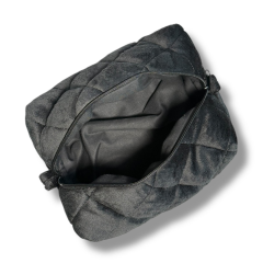 Косметичка плюшева 21*15*10 чорна