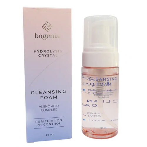 Пінка-мус очищуюча для вмивання Bogenia з комплексом амінокислот