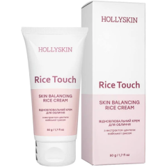 Відновлювальний крем для обличчя з екстрактом центели азійської і рисом HOLLYSKIN Rice Touch