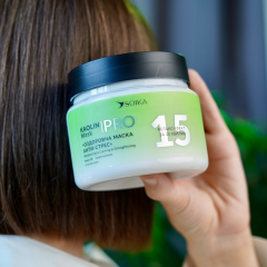 Маска для волосся Soika Анти-стрес оздоровча &quot;Каолін та 5 рослинних екстрактів&quot;