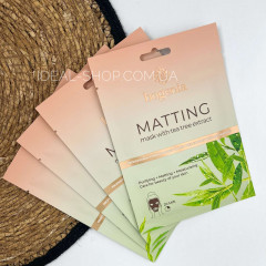 Тканинна маска с екстрактом чайного дерева Bogenia Матуюча