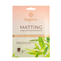 Тканевая маска с экстрактом чайного дерева Bogenia.