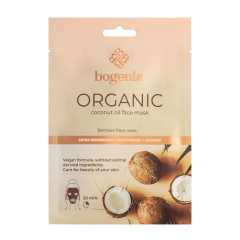 Тканинна маска на основі кокосового масла Bogenia Органічна
