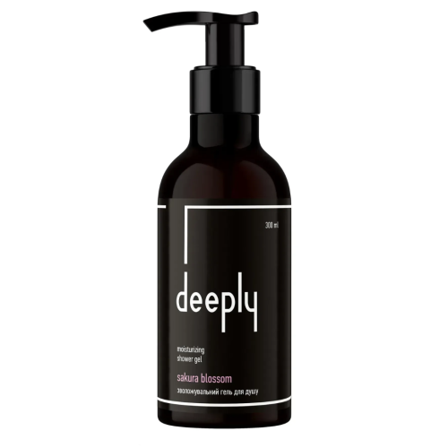 Зволожувальний гель для душу deeply sakura blossom moisturizing shower gel