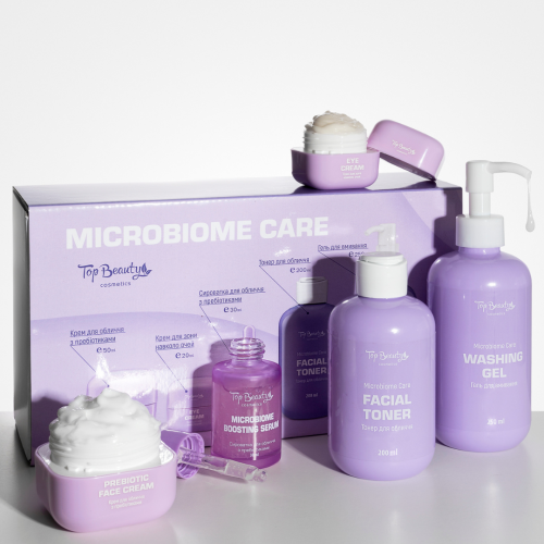 Бокс для догляду за обличчям Microbiom care Top Beauty