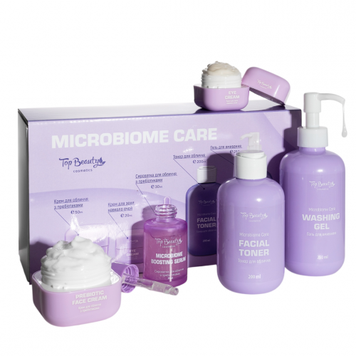 Бокс для догляду за обличчям Microbiom care Top Beauty