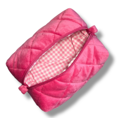 Косметичка плюшева 17*11*9 рожева