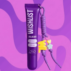 Бальзам-блеск для губ Mulberry WiSHLiST Lip Gloss Balsam, 10 мл + брелок шнурок