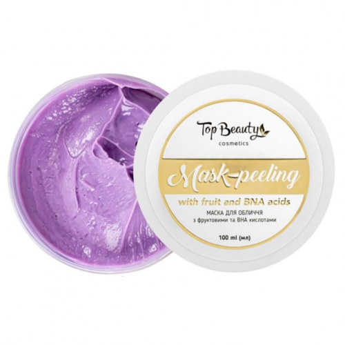 Маска для обличчя з фруктовими та ВНА кислотами Top Beauty