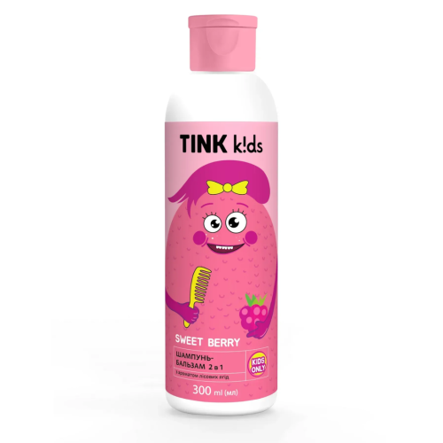 Шампунь-бальзам 2в1 Tink Kids - Sweet Berry
