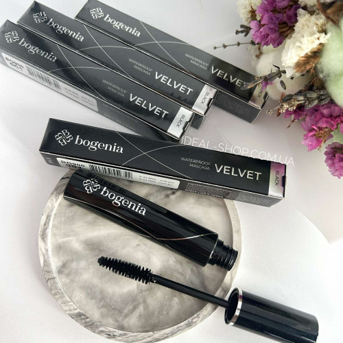 Туш водостійка Velvet Waterproof Mascara Bogenia