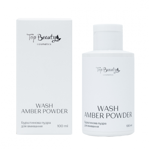 Бурштинова пудра для вмивання обличчя Top Beauty