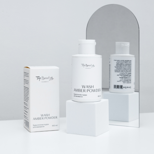 Бурштинова пудра для вмивання обличчя Top Beauty
