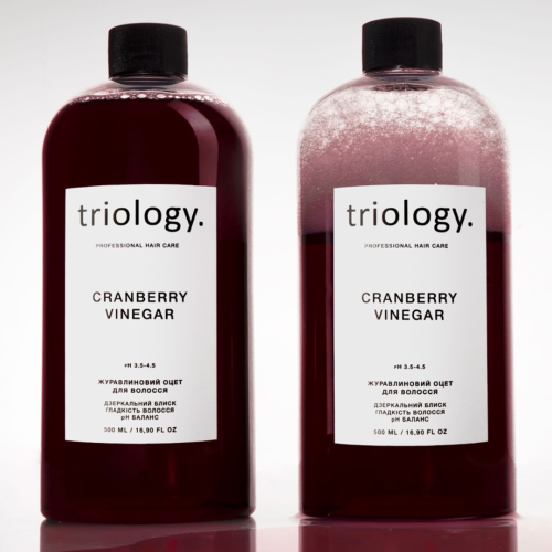 Клюквенный уксус для волос Triology.