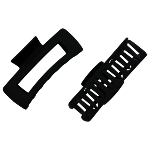 Краб пластик матовий прямокутний, 10см, чорний