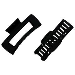 Краб пластик матовий прямокутний, 10см, чорний