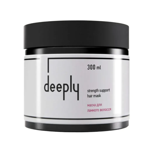 Маска для ламкого волосся deeply strength support hair mask 300 мл