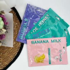 Маска тканинна для обличчя Banana-Milk Top Beauty