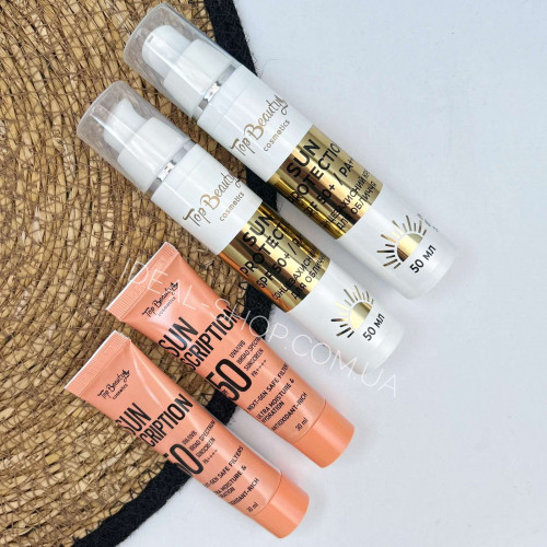 Крем для обличчя сонцезахисний SPF 50 Top Beauty