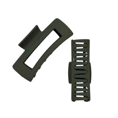 Краб пластик матовий прямокутний, 10см, фісташковий