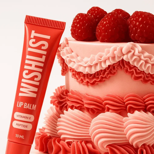 Бальзам-блиск для губ Velvet Coral WiSHLiST Lip Gloss Balsam, 10 мл + Іграшка- брелок