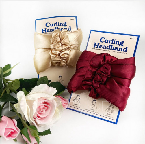 Атласные бигуди для холодного завивания волос