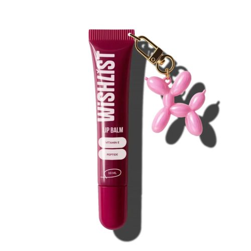 Бальзам-блиск для губ Ruby Nectar WiSHLiST Lip Gloss Balsam, 10 мл + Іграшка- брелок