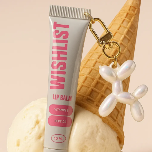 Бальзам-блиск для губ Crystal Sorbet WishList Lip Gloss Balm, 10 мл + Іграшка- брелок