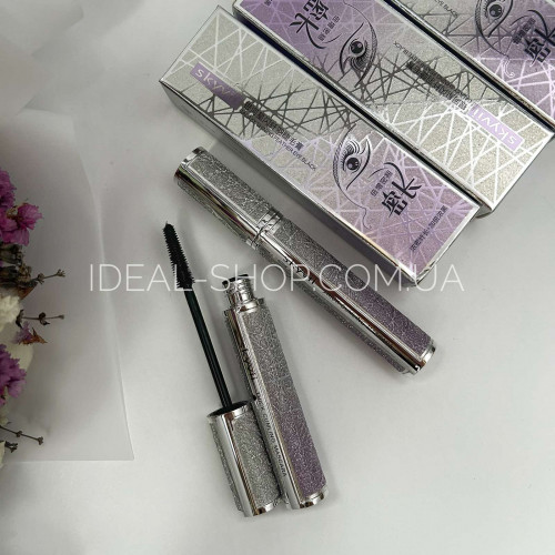 Водостійка туш для вій з силіконовою щіточкою Skyvii