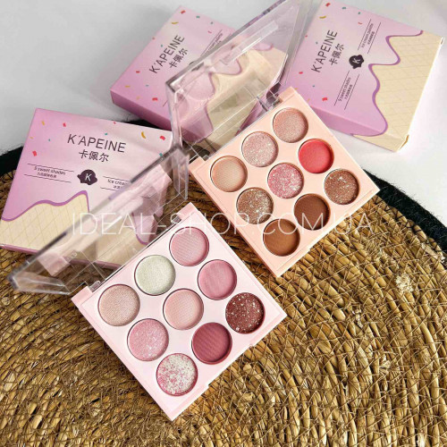 Палітра тіні для повік з 9 кольорів K'APEINE