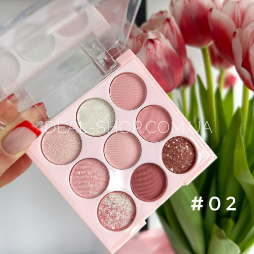 Палітра тіні для повік з 9 кольорів K'APEINE