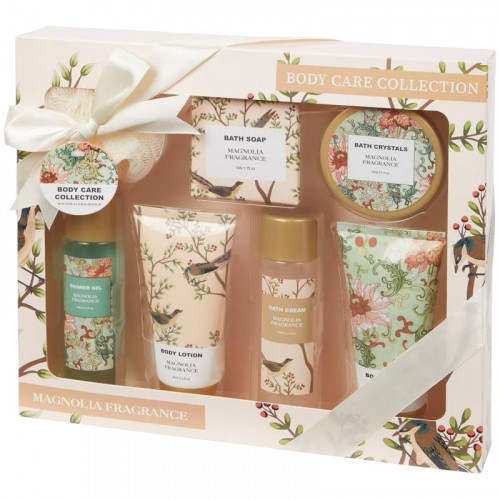 Подарунковий набір 7в1 магнолія Body care collection magnolia fragrance