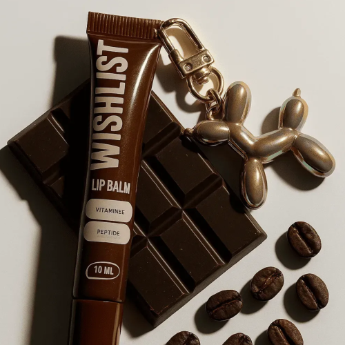 Бальзам-блиск для губ Espresso Noir WishList Lip Gloss Balm, 10 мл + Іграшка- брелок
