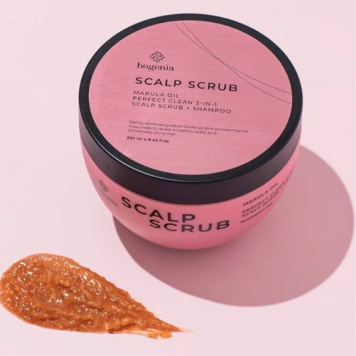 Скраб для шкіри голови Bogenia Scalp Scrub Marula Oil