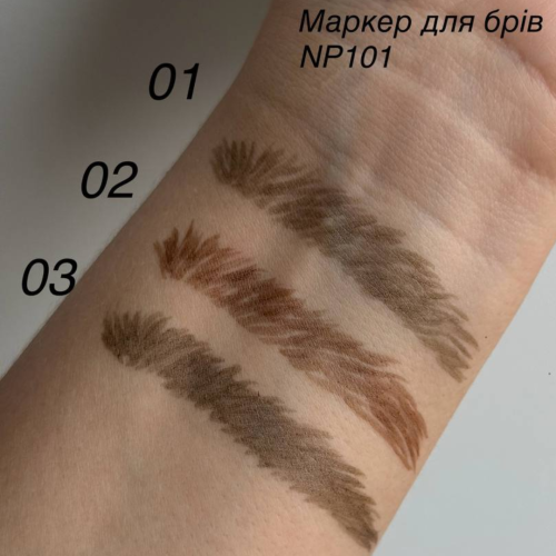 Маркер для брів 24H NEVERTI №2