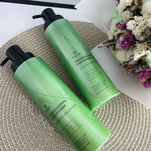 Шампунь безсульфатний для волосся Bogenia Кератинове відновлення