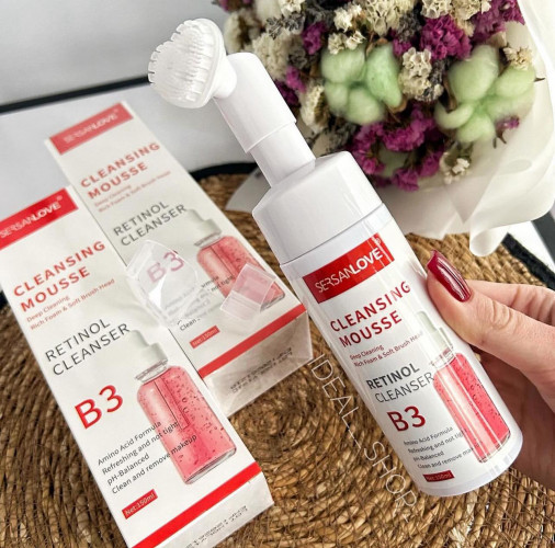 Пінка мус для вмивання Sersanlove Retinol Vitamin B3
